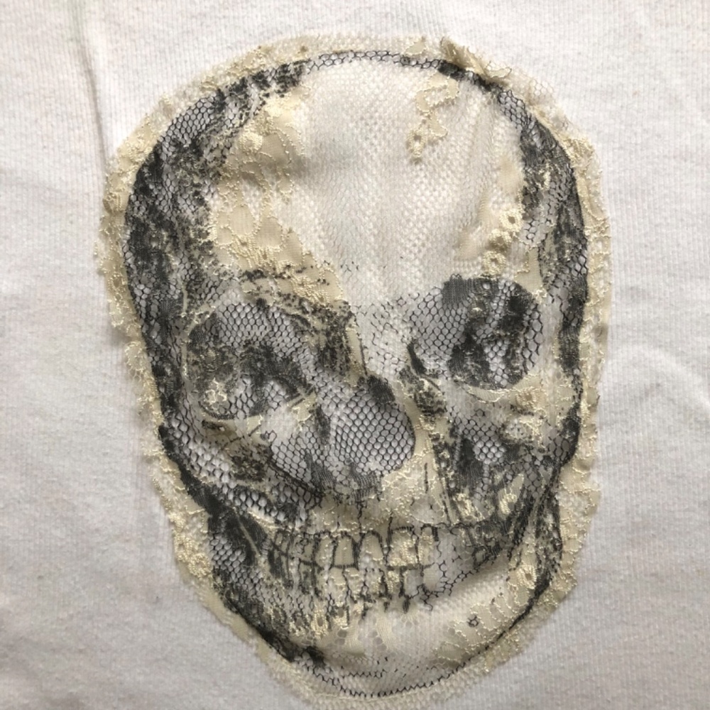 Scull Tank Top Med, White - Picture 2 of 8